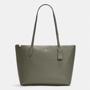 Coach Zip Top Tote